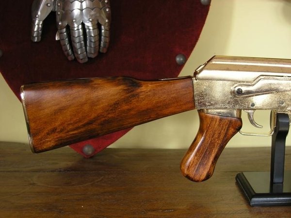 REPLIK  GOLD AK-47 Kalaschnikow-Gewehr (1086 / L)