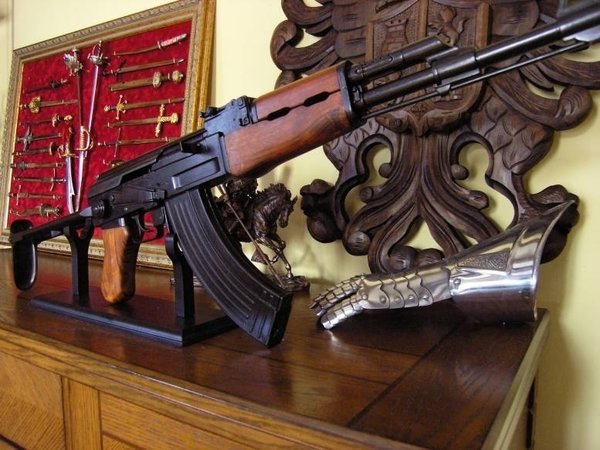 AKMS COLLECTOR Rifle REPLICA MIT FALTKUGEL (1097)