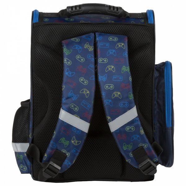 Schultasche für Jungen Schulspiel Spiel Spiele Pads Blue School [TEMBDF20]
