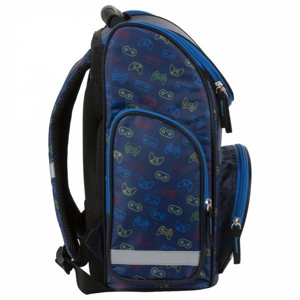 Schultasche für Jungen Schulspiel Spiel Spiele Pads Blue School [TEMBDF20]