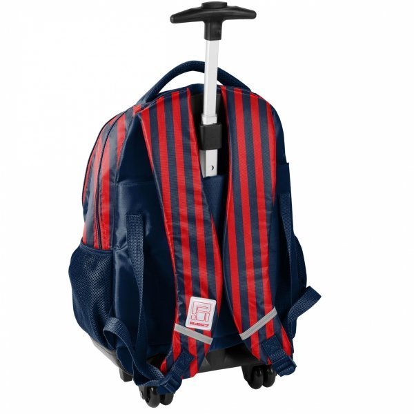 Fußball Rucksack auf Rädern für Schule mit Ball [PP21FO-997-1]