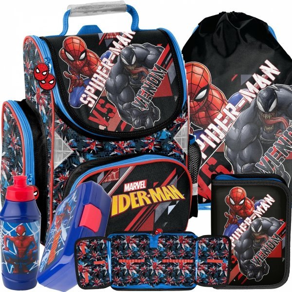 Schultasche für Schüler  1. Klasse, Venom, Spiderman [SPX-525]